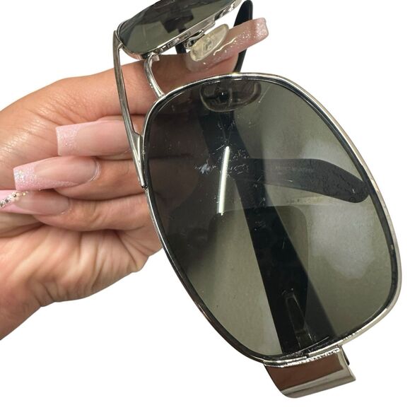 Armani Exchange A|X AX032/S Silver Rectangle Sunglasses Shades 62 120 UV 400 - Picture 10 of 11